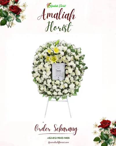 Krans Bunga Duka Cita di Singonegaran